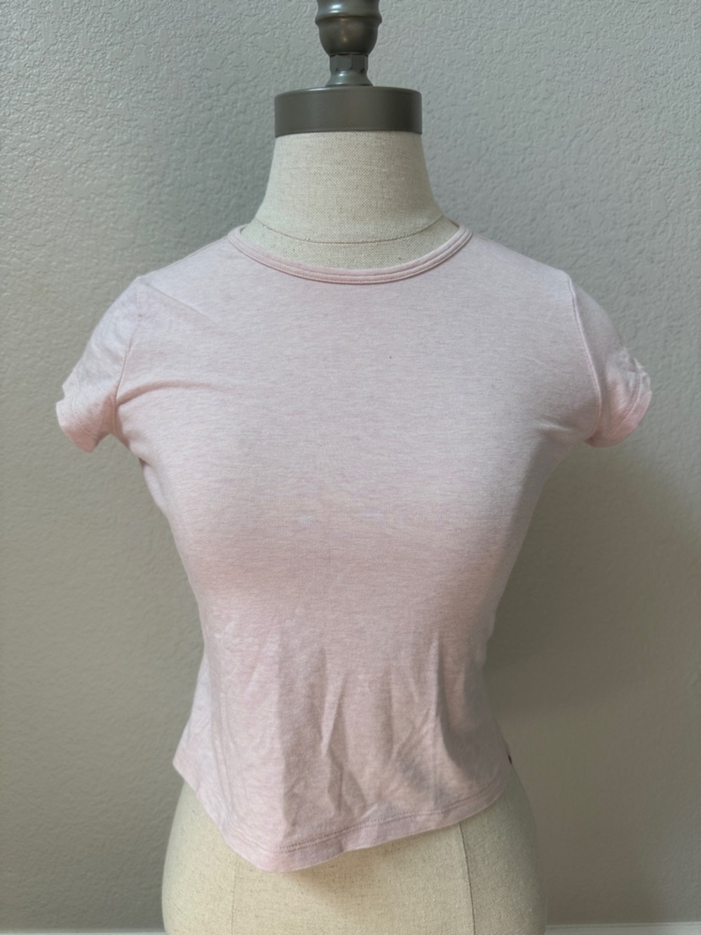 Athleta Girl Light Pink Short Sleeve Crewneck Tee